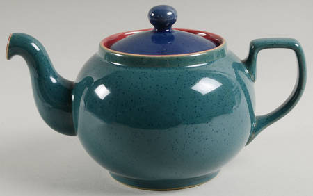 Harlequin Teapot & Lid