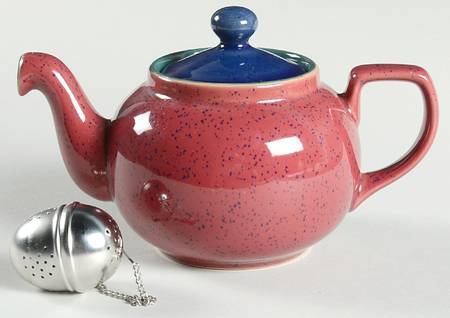 Harlequin Small Teapot W/Metal Tea Ball
