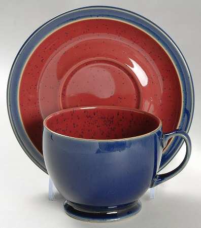 Harlequin Breakfast Cup & Saucer Set