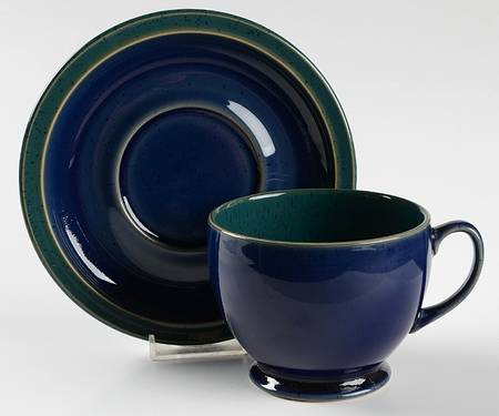 Harlequin Breakfast Cup & Saucer Set