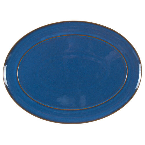 Imperial Blue 14" Oval Serving Platter