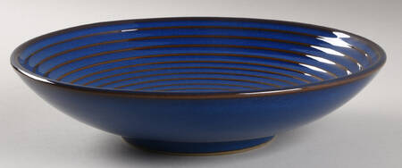 Imperial Blue 10" Shallow Round Bowl
