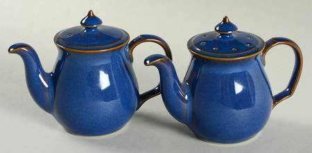 Imperial Blue Figural Salt & Pepper Set