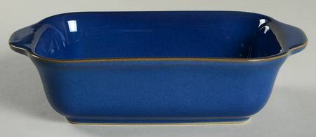Imperial Blue 8" Rectangular Baker