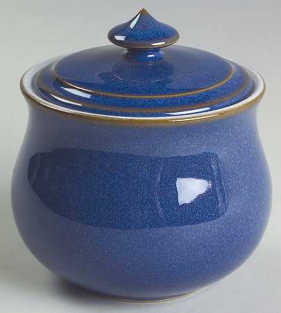 Imperial Blue Sugar Bowl & Lid