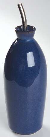 Imperial Blue Oil Jar & Drizzle Spout