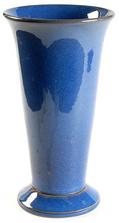 Imperial Blue 7" Trumpet Vase