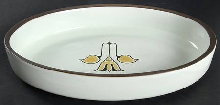 Kimberly 10" Oval Vegetable Bowl