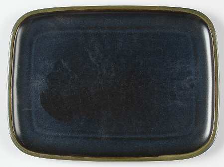Kismet Blue 13" Rectangular Serving Platter