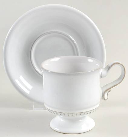 Lorenzo Medici Footed Cup & Saucer Set