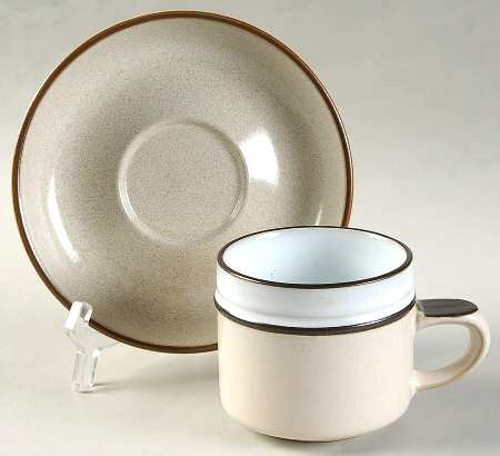 Madrigal Flat Cup & Saucer Set