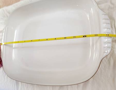 Manor Green 14" Rectangular Baker