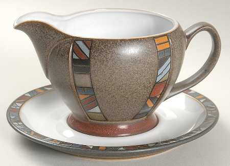 Marrakesh Gravy Boat & Stand (Breakfast Saucer)