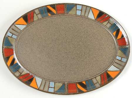 Marrakesh 14" Oval Serving Platter