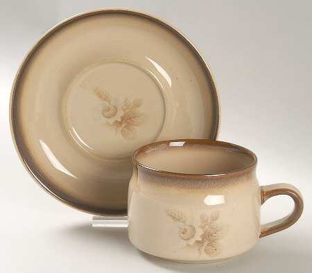 Memories Flat Cup & Saucer Set