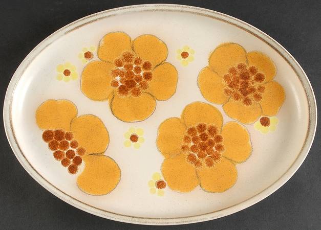 Minstrel 12" Oval Serving Platter