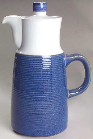 Moonstone Blue Coffee Pot & Lid
