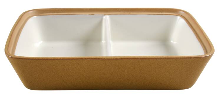 Ode Rectangular Covered Divided Vegetable No Lid