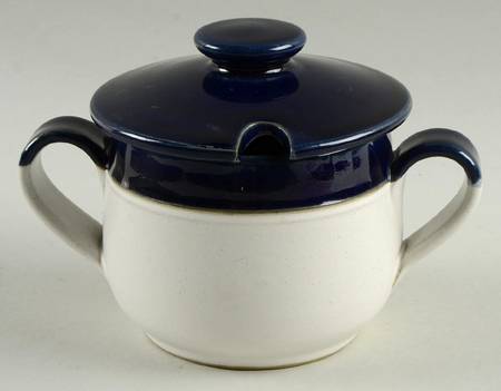Potpourri Blue Sugar Bowl & Lid