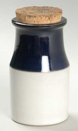 Potpourri Blue Large Spice Jar & Cork Stopper