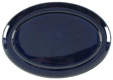 Potpourri Blue 12" Oval Serving Platter
