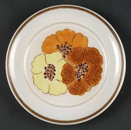Potpourri Honey (Floral) Bread & Butter Plate