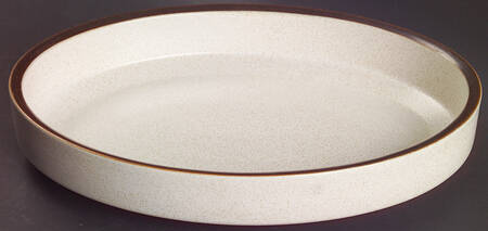 Potpourri White 11" Oval Baker