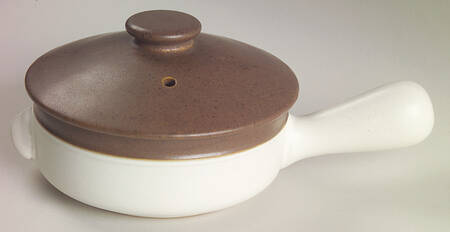 Potpourri White Individual Casserole & Lid