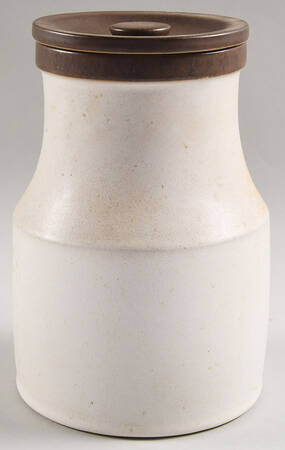 Potpourri White Large Canister & Lid