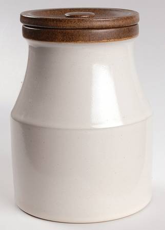 Potpourri White Medium Canister & Lid