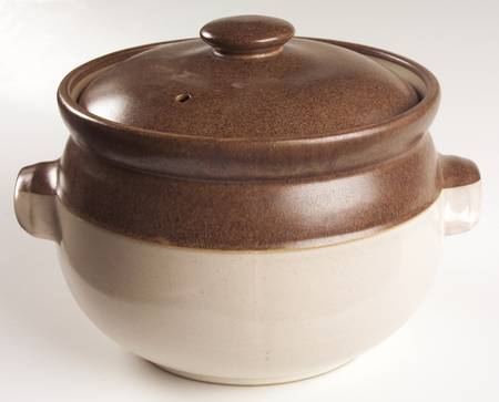 Potpourri White Bean Pot & Lid