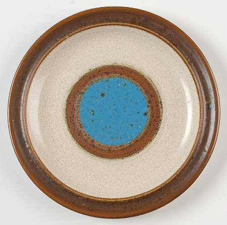Potter's Wheel Blue Salad Plate