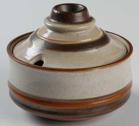 Potter's Wheel Blue Sugar Bowl & Lid