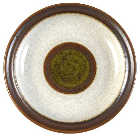 Potter's Wheel Green Bread & Butter Plate