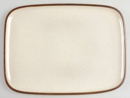 Potter's Wheel Rust Red 14" Rectangular Serving Platter