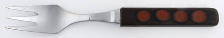 Potter's Wheel Rust Red Individual Salad Fork