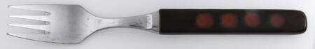 Potter's Wheel Rust Red Dinner Fork (7 1/2" or Larger)