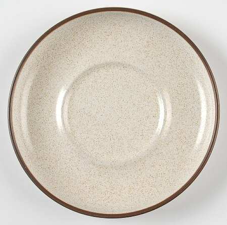 Potter's Wheel Rust Red Underplate for Round Gravy Boat