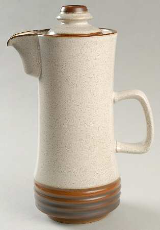 Potter's Wheel Rust Red Coffee Pot & Lid