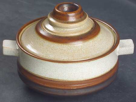 Potter's Wheel Rust Red Individual Casserole & Lid