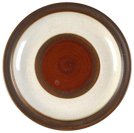 Potter's Wheel Rust Red 12" Chop Plate (Round Platter)