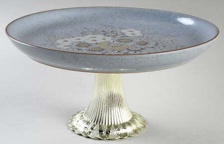 Reflections Cake Stand with 4"-5" Metal Pedestal  Hc