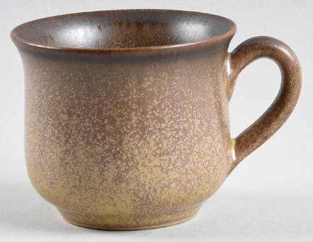 Romany Brown Flat Demitasse Cup