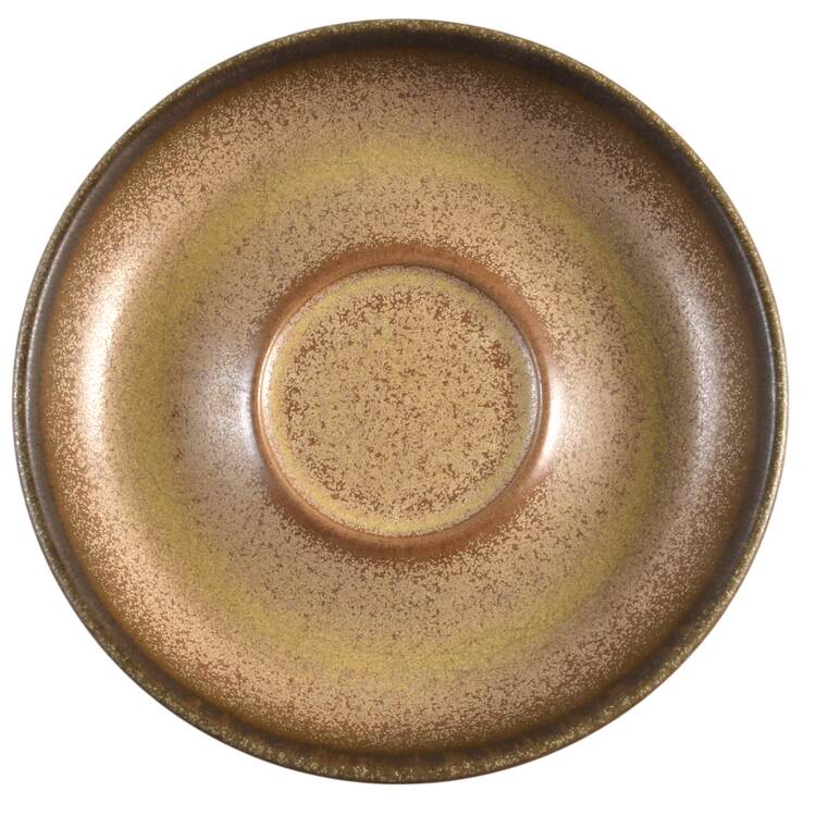 Romany Brown Saucer for Flat Cup