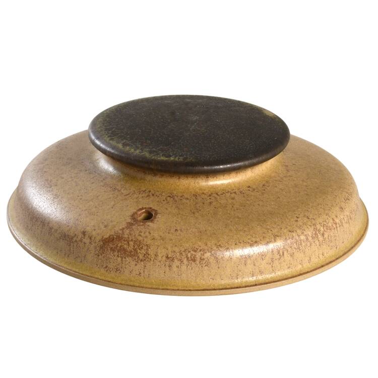 Romany Brown Lid for 1 Qt Round Casserole