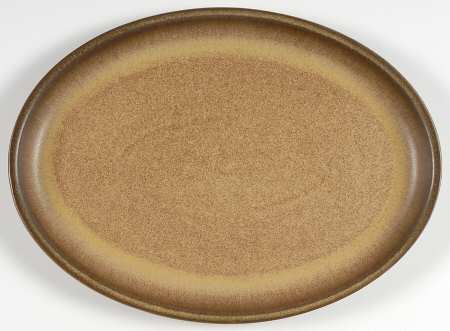 Romany Brown 12" Oval Serving Platter