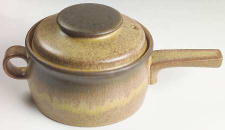 Romany Brown 1 Qt Round Covered Casserole