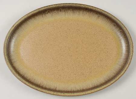 Romany Brown 11" Oval Serving Platter
