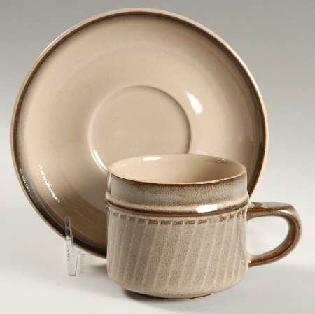 Sonnet Flat Cup & Saucer Set