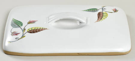 Spring Lid for Rectangular Covered Divided Vegetable